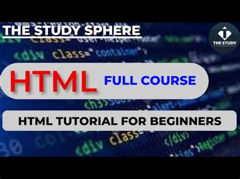 HTML Full Course In Hindi 2024 HTML Tutorial For Beginners HTML In