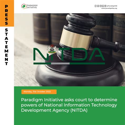 Press Statement Paradigm Initiative Asks Court To Determine Powers Of