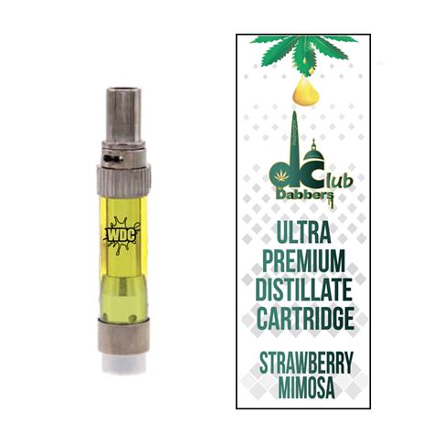 Strawberry Mimosa Gram Distillate Vape Thc Cartridge Dc Dabbers