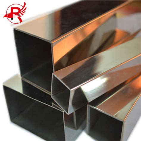 Wholesale Colored Stainless Steel Seamless Square Pipe Tube