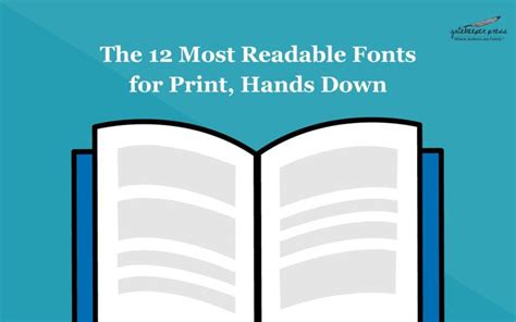 The 12 Most Readable Fonts for Print, Hands Down | Gatekeeper Press in ...