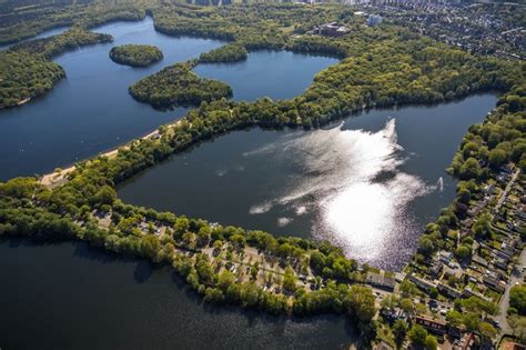 Luftbild Duisburg Uferbereiche Des Sees Wolfssee Der Sechs Seen