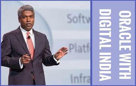 Oracle fully supports 'Digital India' initiative: Thomas Kurian - PGurus