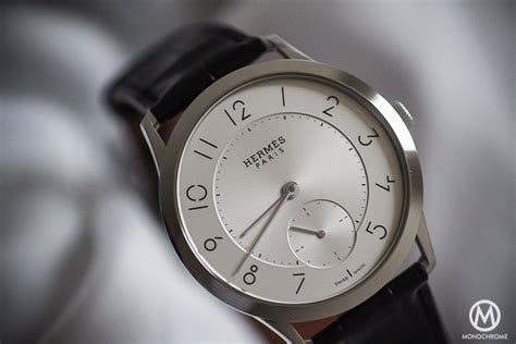 Hands on Review of the New Slim d Hermès Time Only Watch live photos