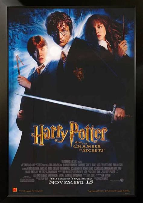 Harry Potter and the Chamber of Secrets Movie Poster - Peters Billiards