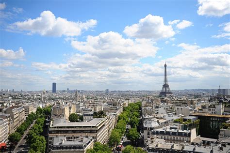 Arc De Triomphe View From Top