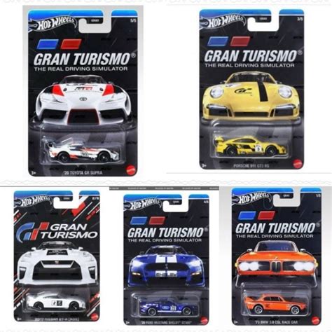 Jual HOT WHEELS GRAN TURISMO 2024 THE REAL DRIVING SIMULATOR 20 Toyota Gr Supra 2017 Nissan Gt R