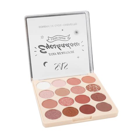 Sas Paleta De Sombras Matte Y Satinadas X Colores Tonos Sas