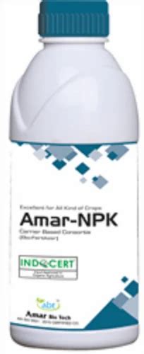 13 00 45 White Amar NPK Gold Liquid Consortia Bio Fertilizer Bottle