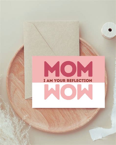 Aesthetic Mothers Day Card Printable For Mom T Card Digital Etsy