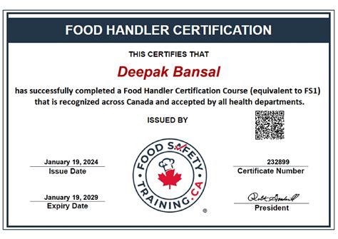 Food Handler Certification - Candy Munchies