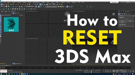 How To Easily Reset 3ds Max Viewport To The Default Settings The