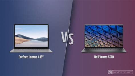 Surface Laptop 4 15” vs. Dell Vostro 5510: Full specs comparison