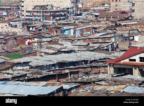 Mathare Slums Nairobi Kenya Stock Photo Alamy