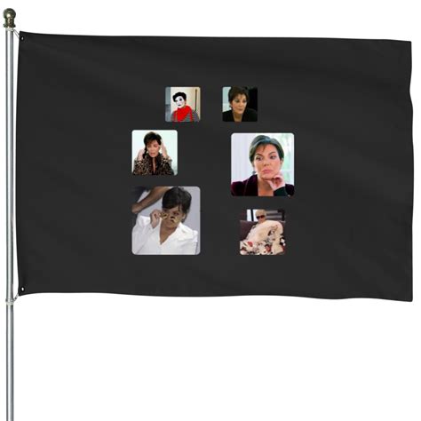 The Many Faces Of Kris Jenner House Flags Sold By Leavervip2498 Sku