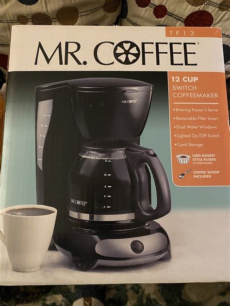 Mr Coffee Switch 12 Cup Maker Black For Sale Online Ebay