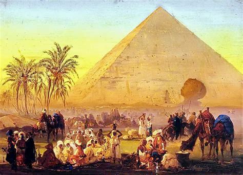 Egyptian Pyramids Painting at PaintingValley.com | Explore collection ...