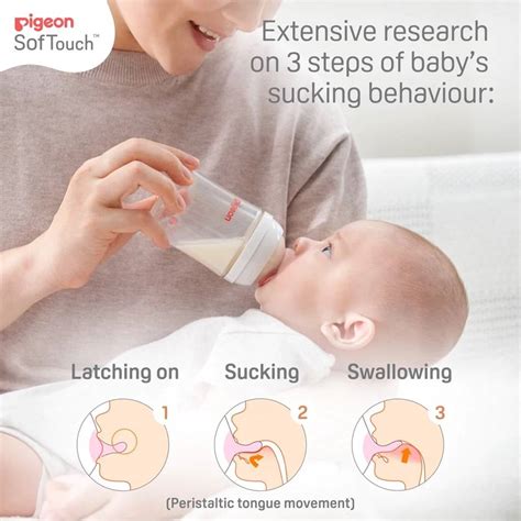 Pigeon PPSU Pigeon Soft Touch Bottle 240ml 3m+ | Markas Si Kecil