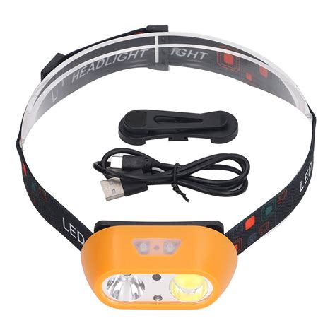 Led Headlamp Usb Rechargeable Lm High Bright Cob Xpe Modes