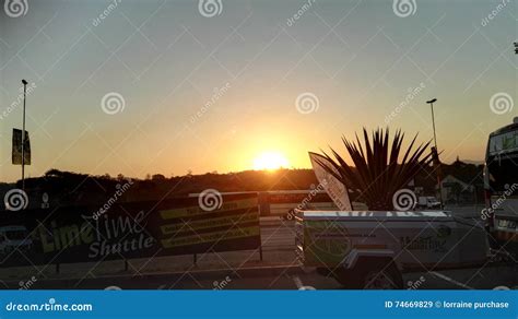 Nelspruit Sunset Over The City Editorial Stock Image Image Of