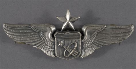 Badge Senior Pilot Astronaut United States Air Force Smithsonian Institution