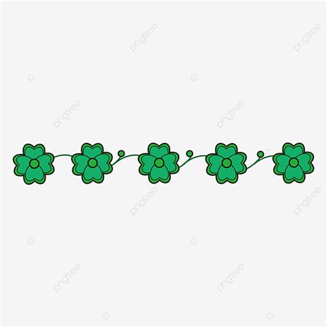 Plant Flower Dividing Line Plant Flowers Leaf Png And Vector With