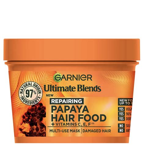 Garnier Ultimate Blends Hair Food Papaya In Damaged Hair Mask