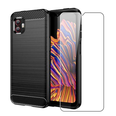 Carbon Case For Samsung Galaxy Phone Cover Glass Screen Protector Ebay