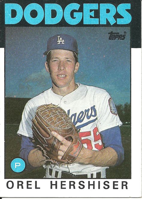 1986 Topps Blog: #159 Orel Hershiser