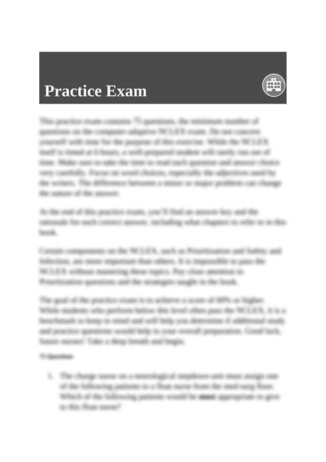 SOLUTION Nclex 3 92 Studypool