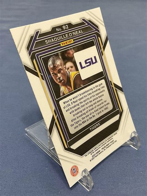 Panini Prizm Draft Picks Basketball Shaquille O Neal Lsu