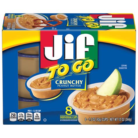 Jif To Go® Crunchy Peanut Butter