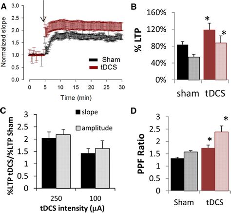 Effects Of Decreased Tdcs Intensity On Synaptic Plasticity Ac