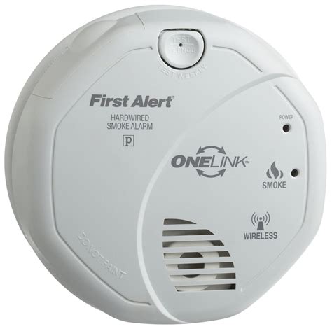 First Alert Sa Cn Interconnected Hardwire Wireless Smoke Alarm With