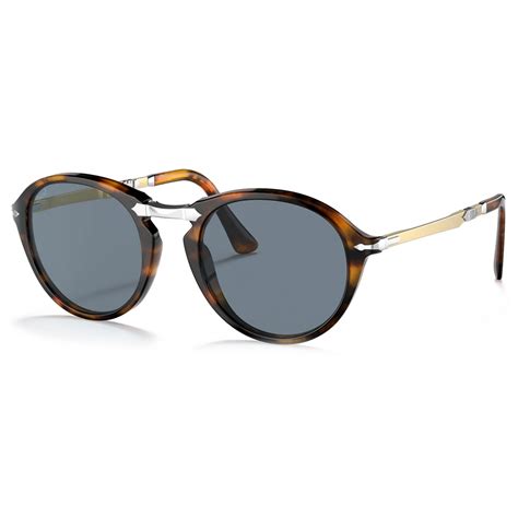 Persol Po3274s Caffè Light Blue Sunglasses Persol Eyewear