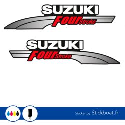 Kit Sticker Suzuki Cv Capot Moteur Mariner