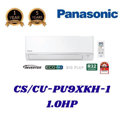 Panasonic 1 0hp Standard Inverter R32 Air Conditioner Cs Pu9xkh 1 Cs