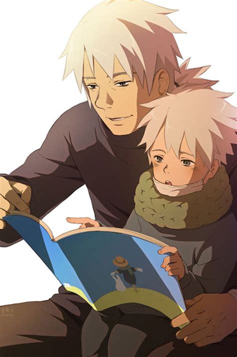 Father and Son: Hatake Sakumo & Kakashi Kakashi Hatake, Hatake Clan ...