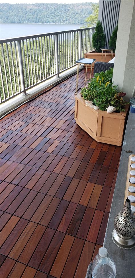 Showcase Ipe Wood Deck Tiles - Coverdeck Systems