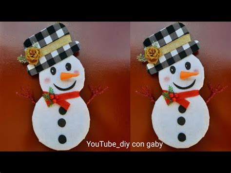 Mu Eco De Nieve Con Cart N Diy Natal Youtube