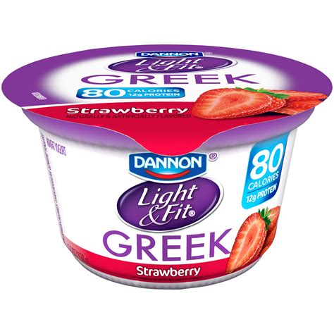 Dannon Light And Fit Greek Yogurt Nutrition Label Strawberry Blog Dandk