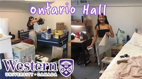 ONTARIO HALL MOVE IN VLOG At Western University YouTube