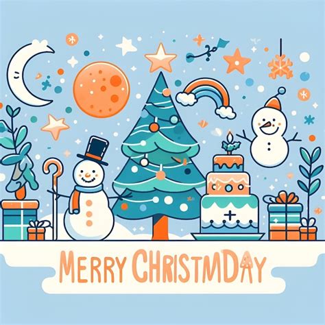 Premium Photo | Merry christmas message