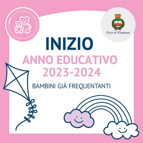 Inizio Nuovo Anno Educativo 2023 2024 Nidi DInfanzia Per I Bambini