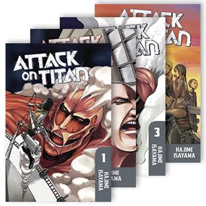 Attack on titan manga box set - billacl