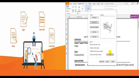 Foxit Reader C Mo Firmar Un Documento Pdf Youtube