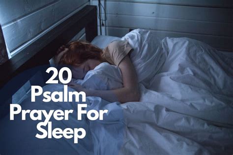 20 Psalm Prayer For Sleep