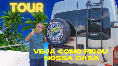 VEJA TOUR DA CONSTRUÇÃO DO NOSSO MOTORHOME tour YouTube