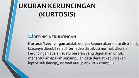 Bab 5 Ukuran Keruncingan Dan Kemiringan Ppt