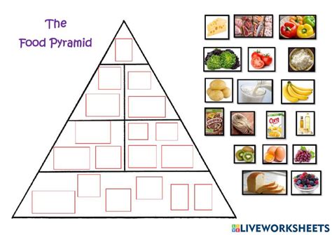 English Year 3 Food Please The Food Pyramid Worksheet Food Pyramid